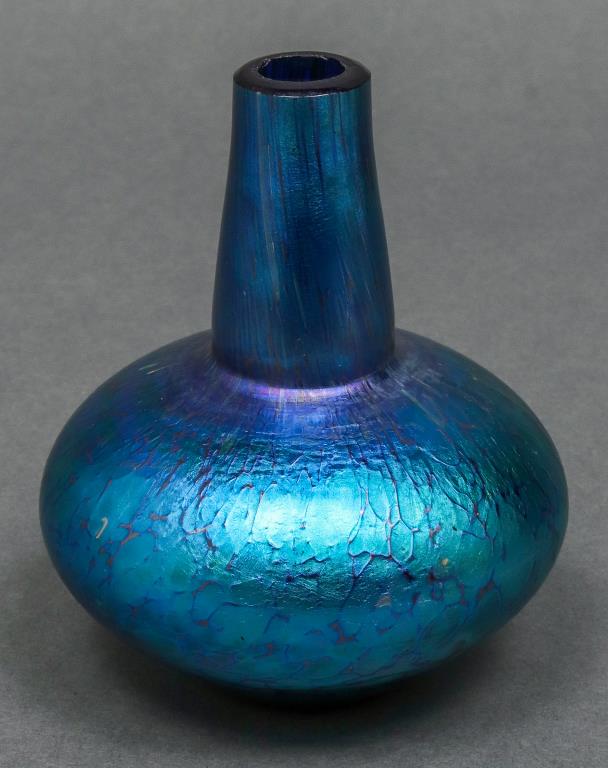 LOETZ PAPILLION COBALT ART GLASS