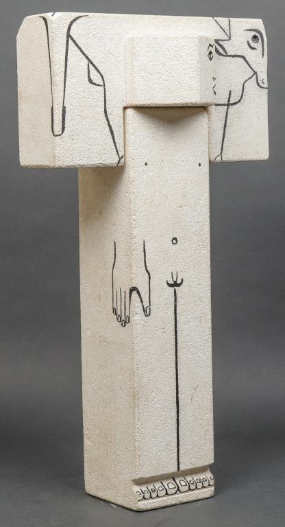 MODERN CONCRETE STYLIZED FIGURAL