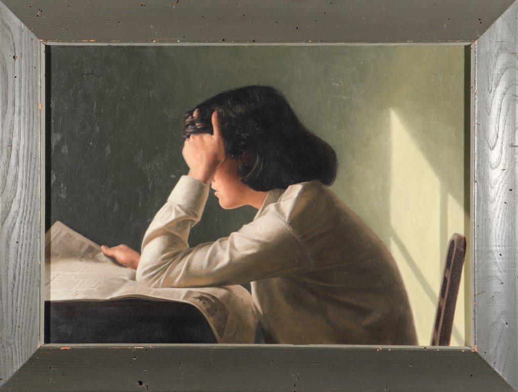 HELEN B. HOFFMAN "WOMAN READING"