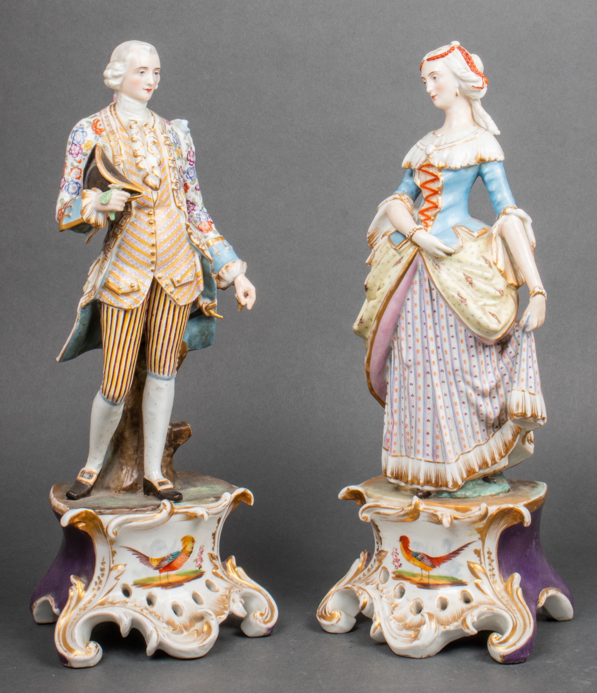 CONTINENTAL POLYCHROME PORCELAIN 3c2a82