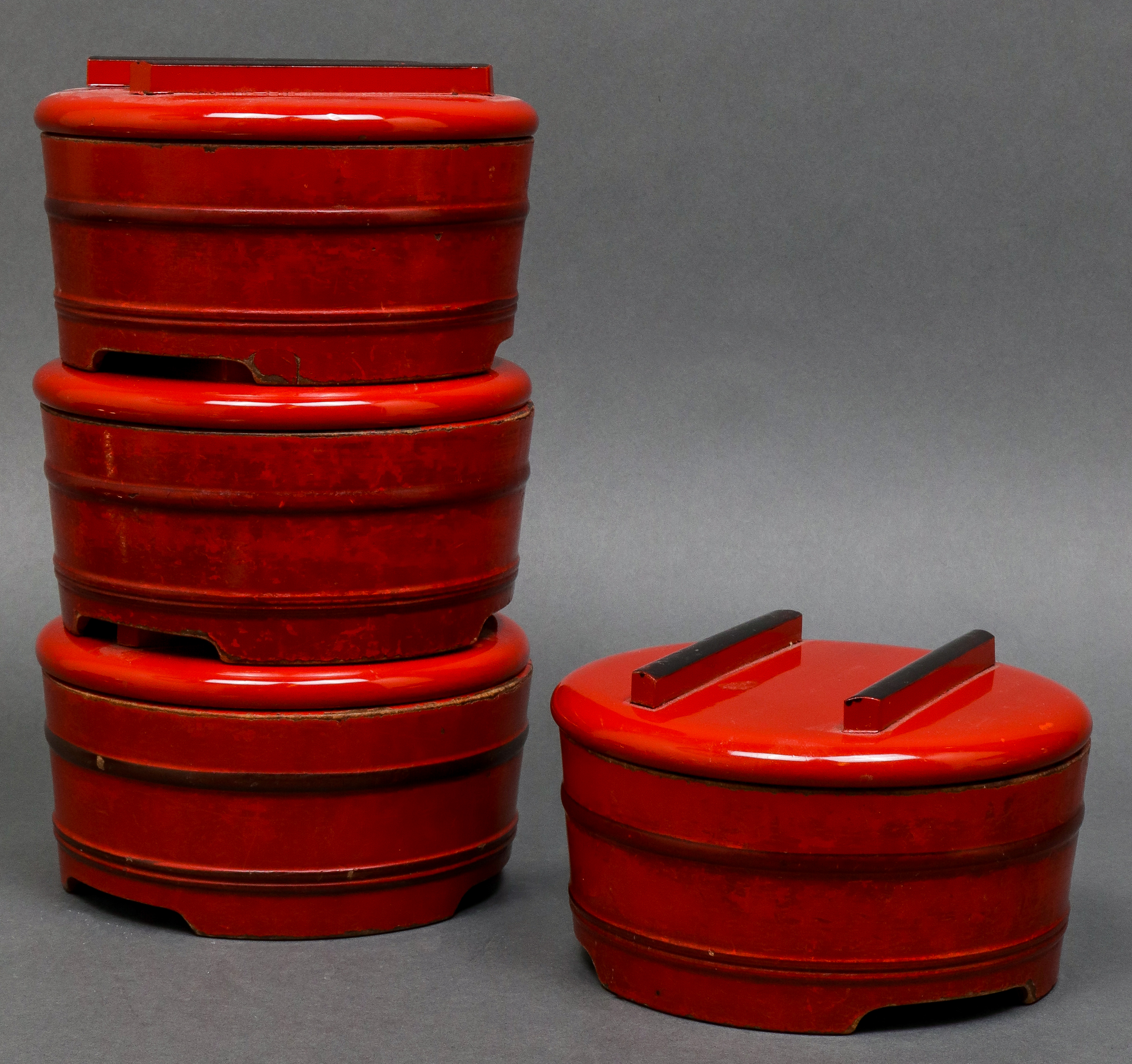 JAPANESE KAMEHACHI STACKING LACQUERED 3c2ade