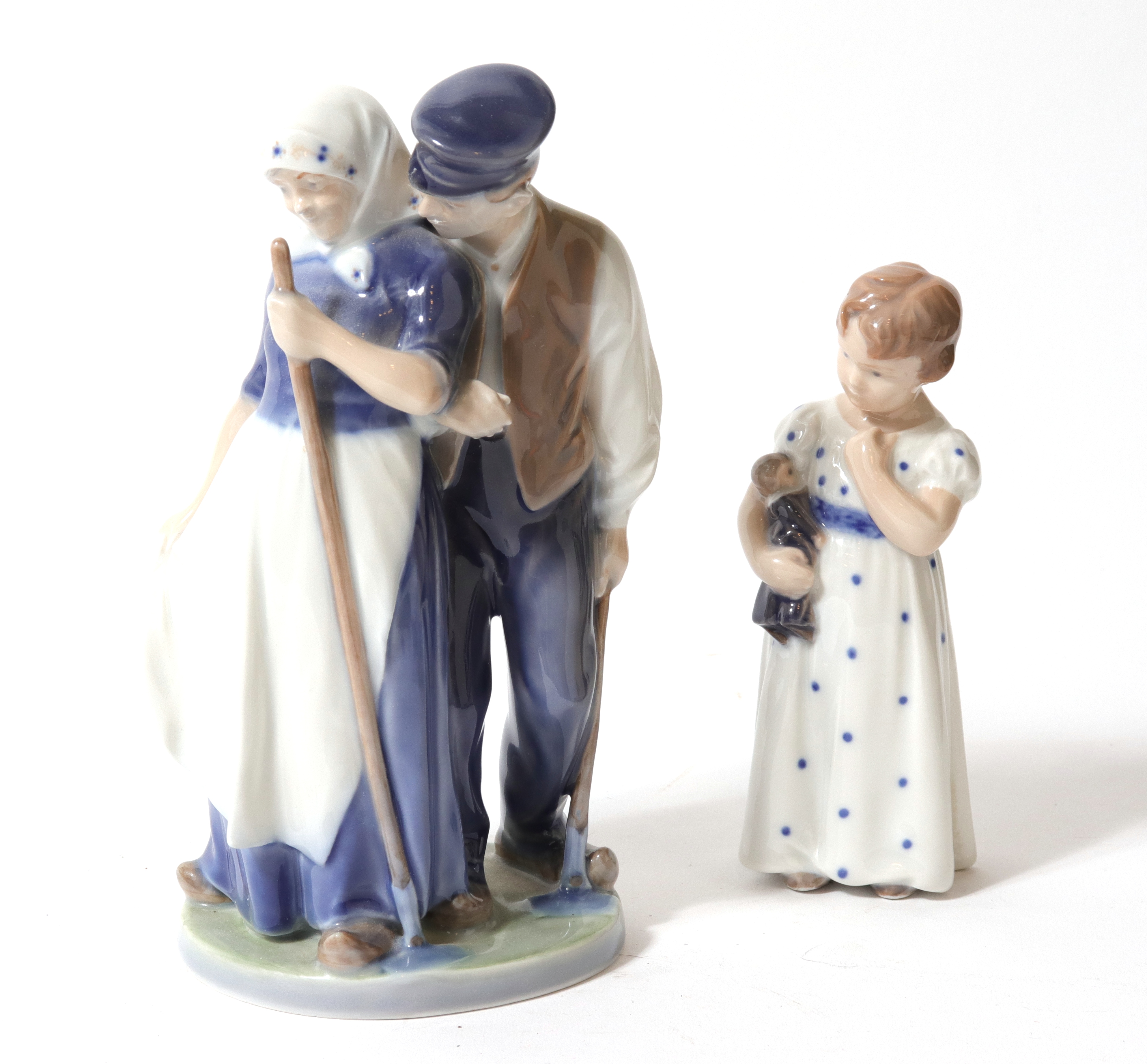 ROYAL COPENHAGEN PORCELAIN FIGURES,