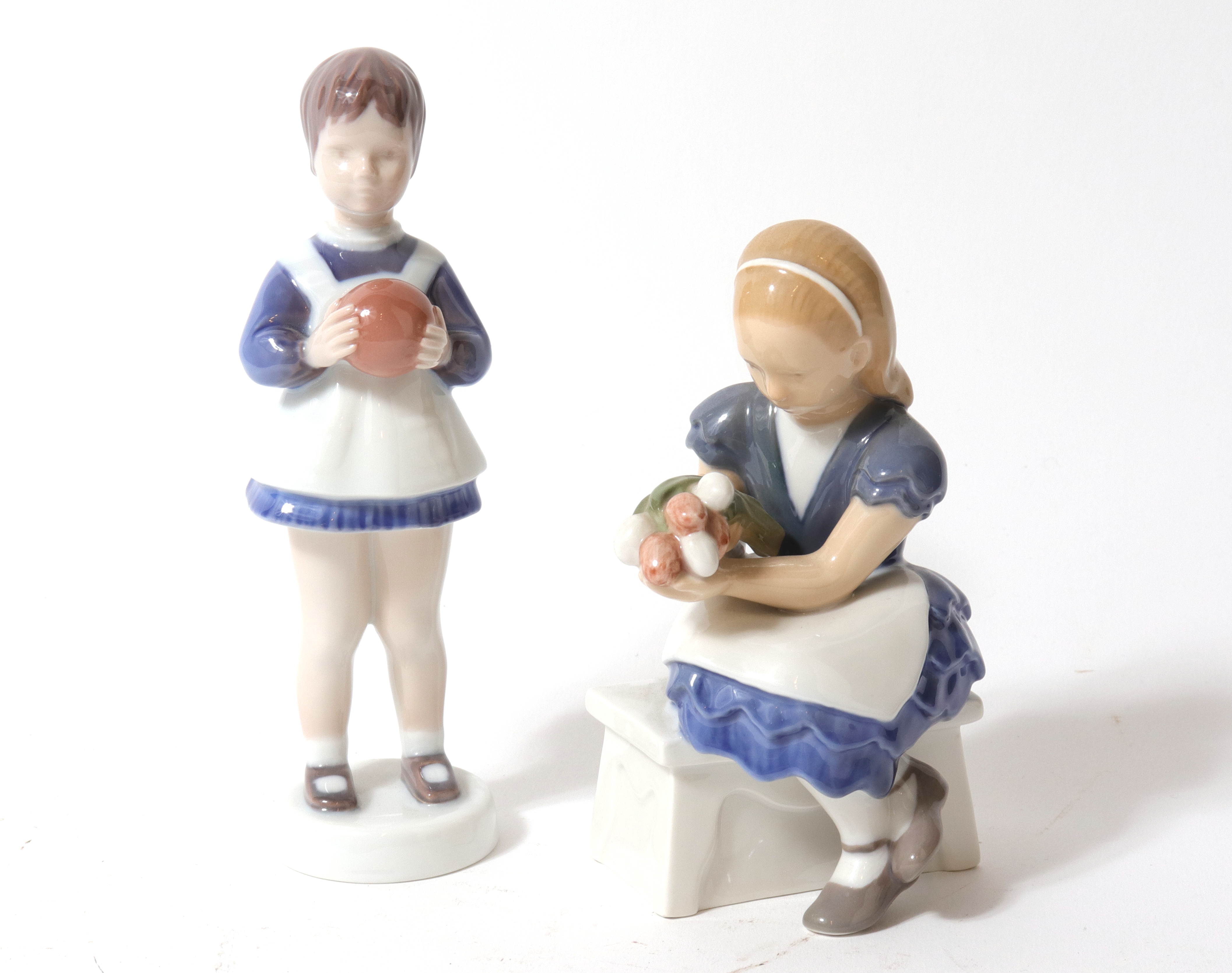 BING & GRONDAHL PORCELAIN CHILD FIGURES,