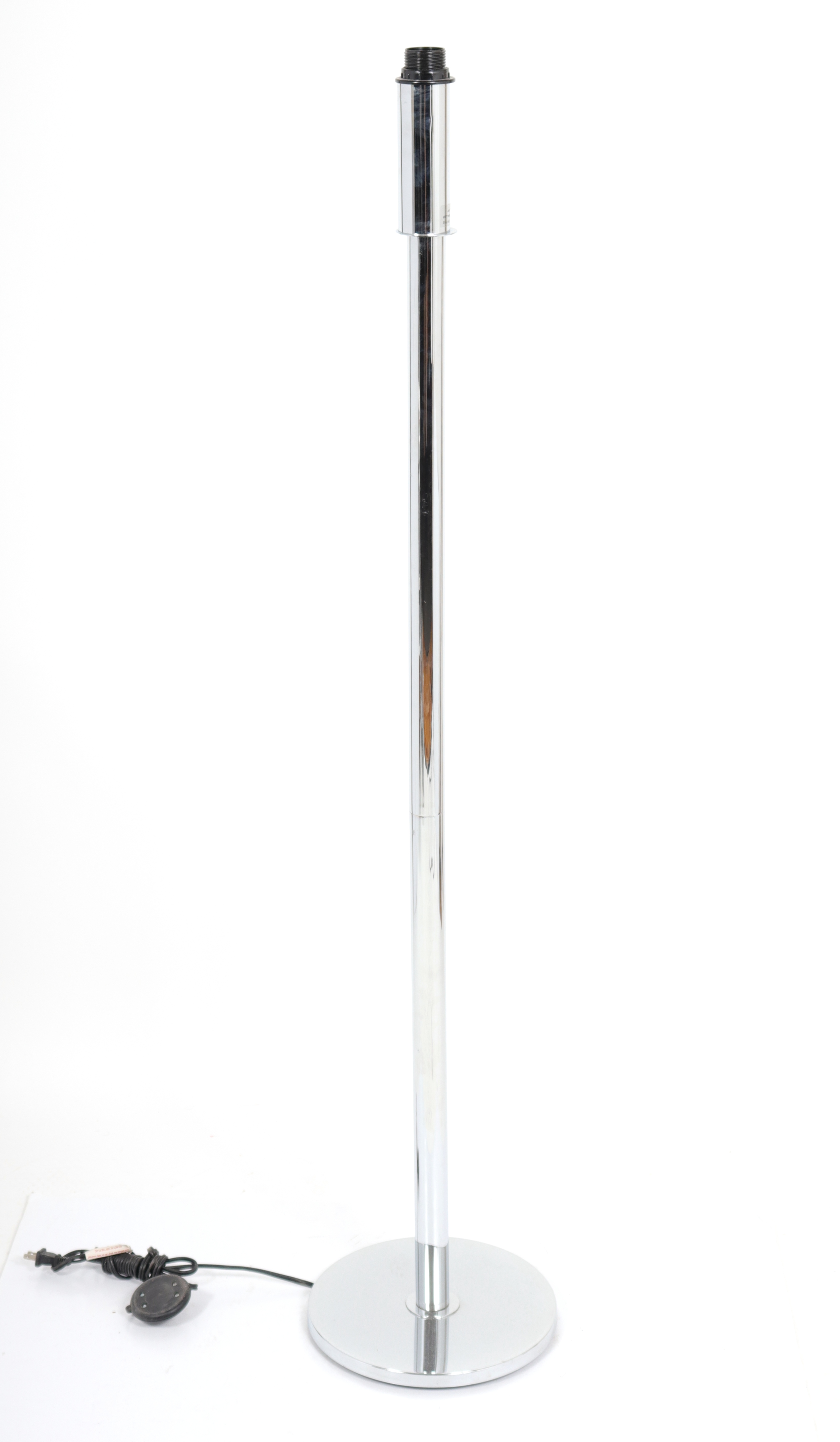 MODERN CHROME COLUMN FLOOR LAMP 3c2b3c