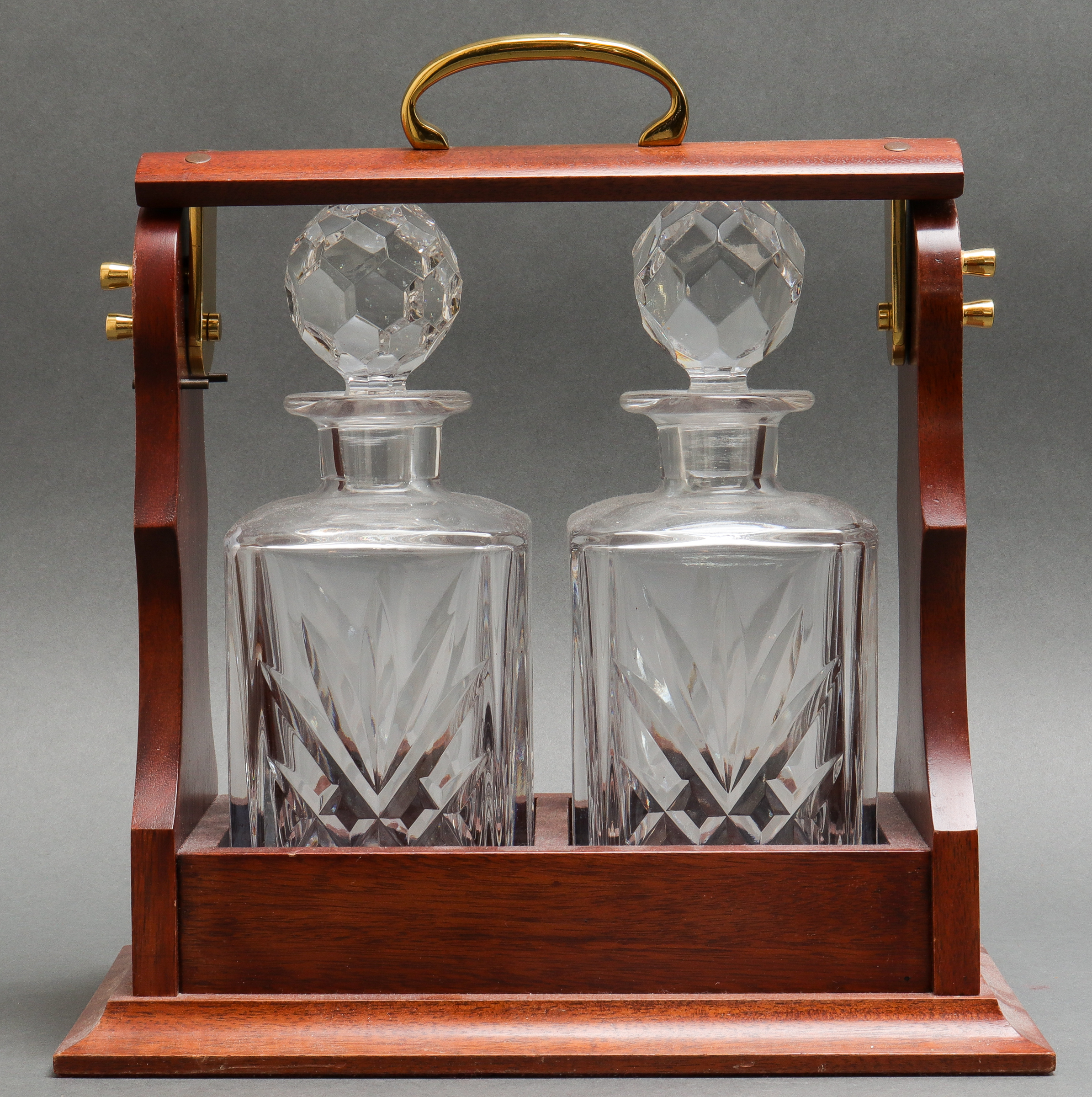 ENGLISH VICTORIAN LIQUOR DECANTER TANTALUS