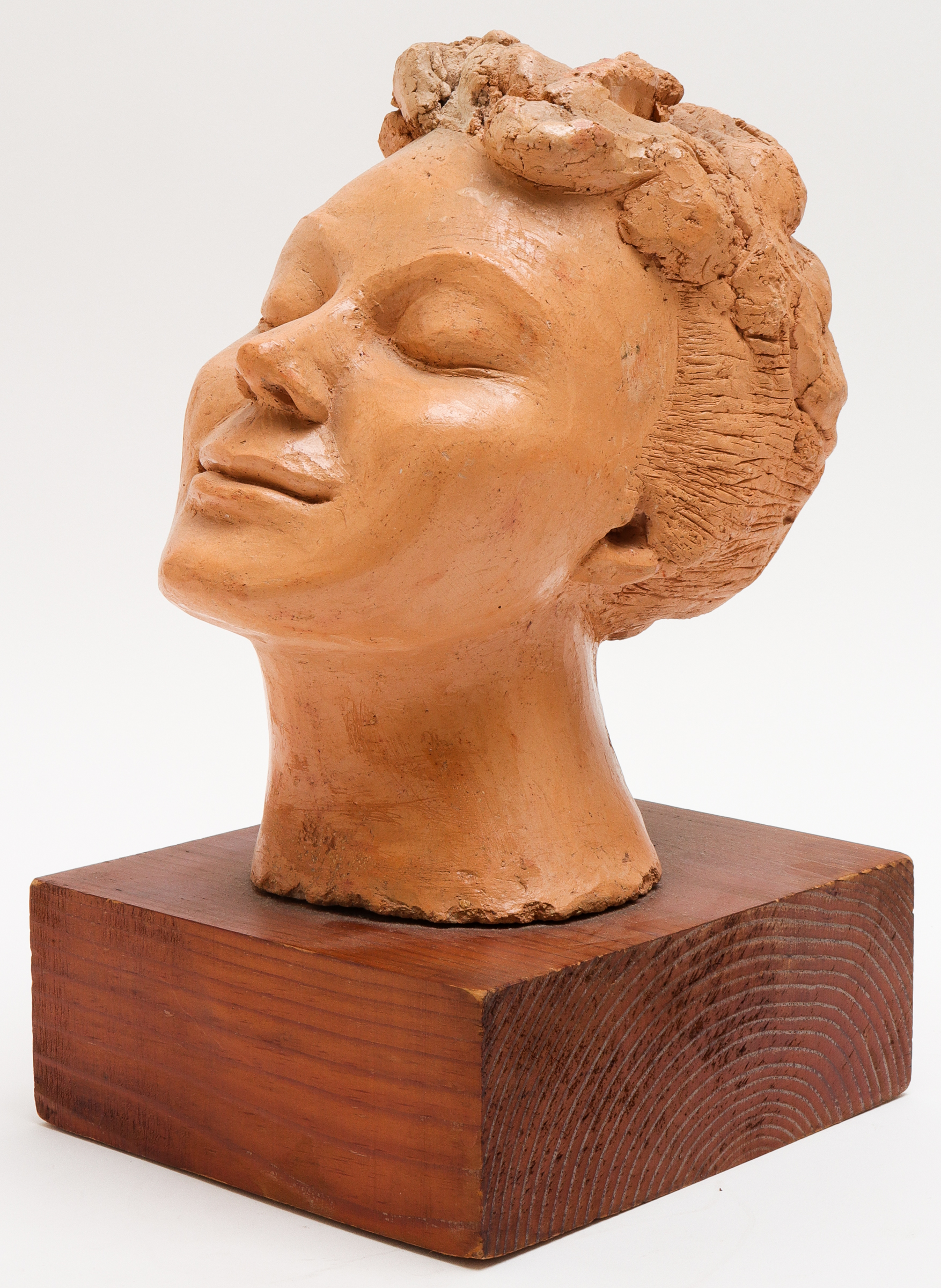 EPPY SIGNED CLAY SCULPTURE, HEAD
