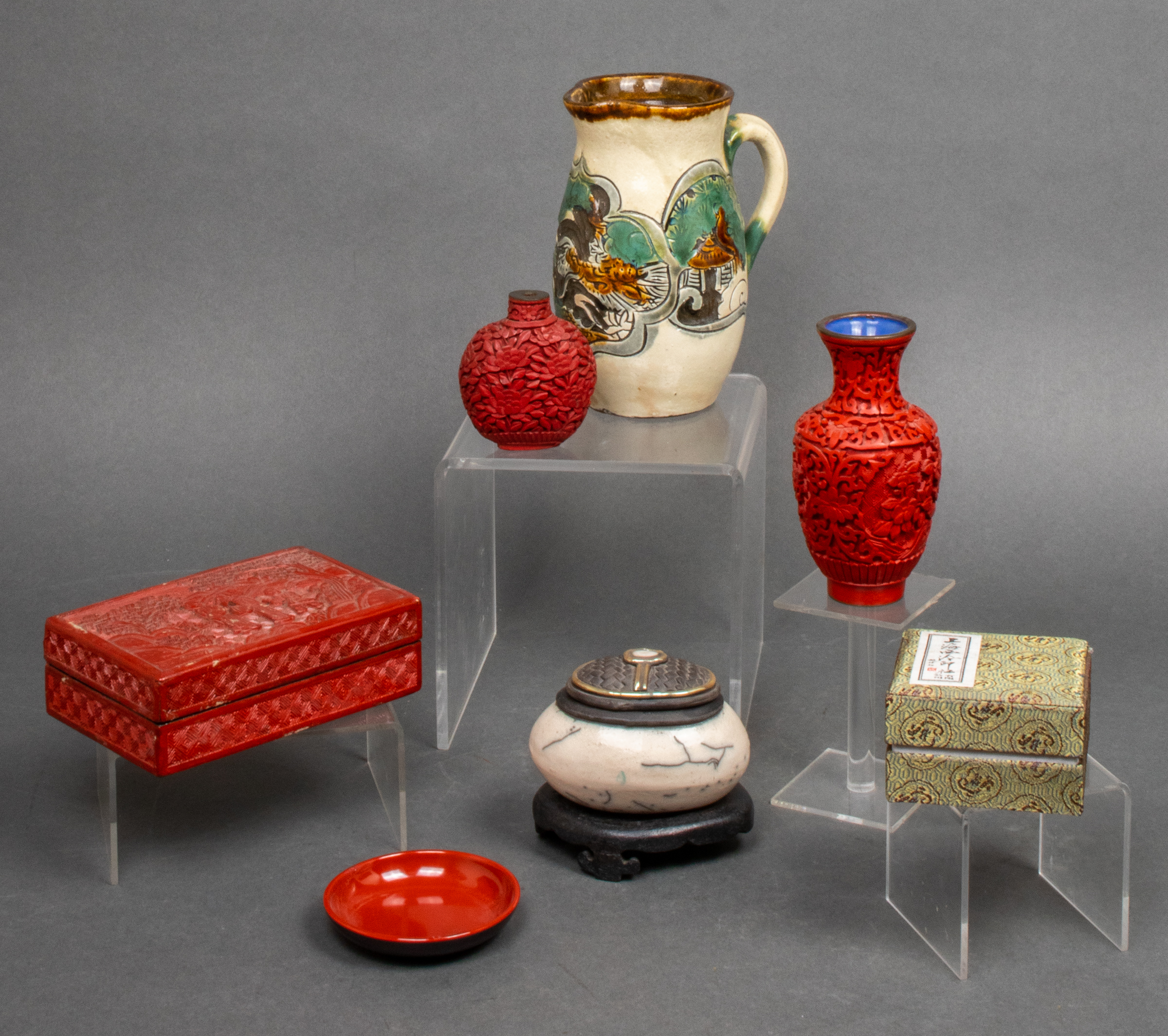 ASSORTED ASIAN TABLE ARTICLES,