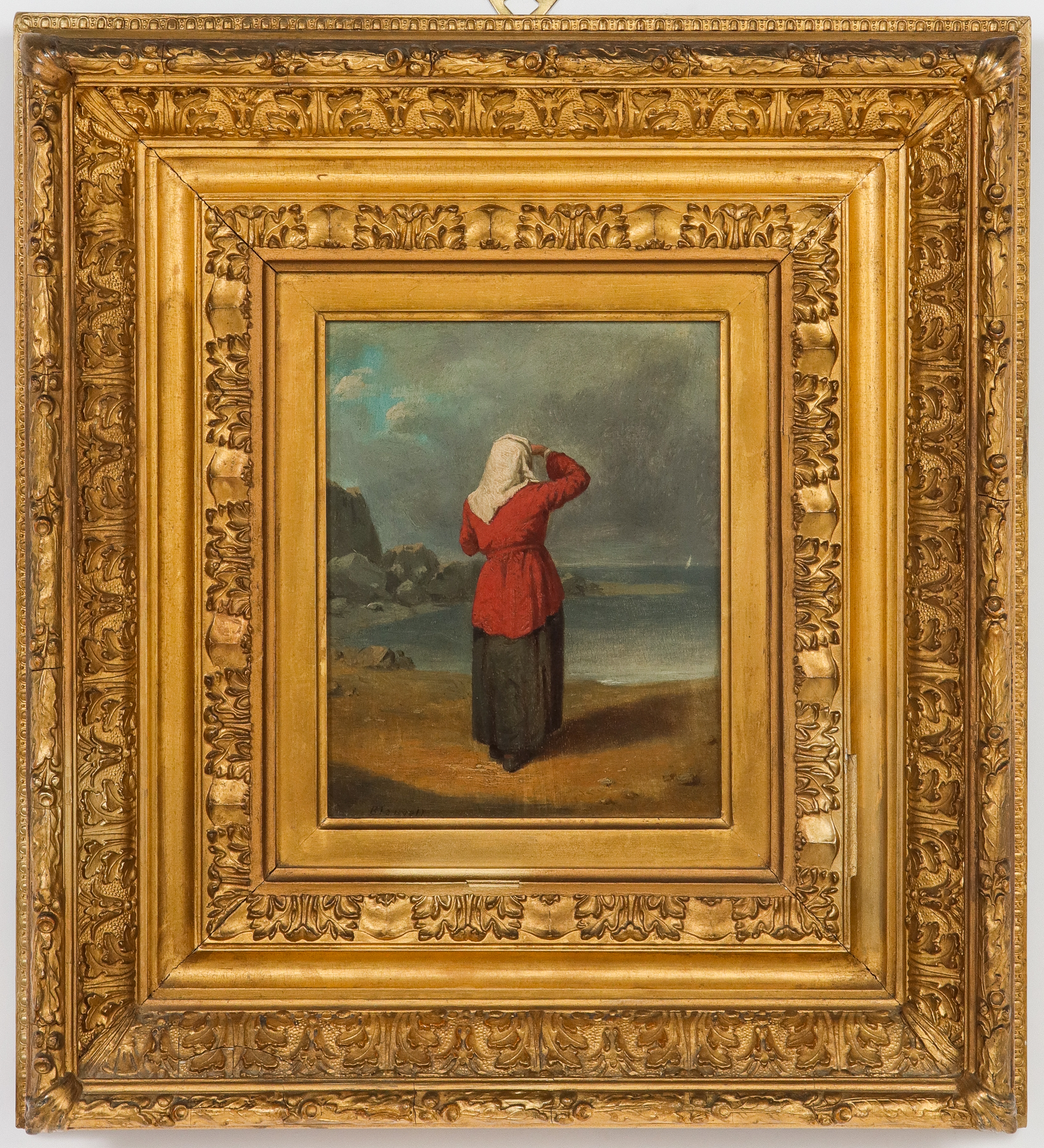 CHARLES F. BLAUVELT "WOMAN ON SHORE"