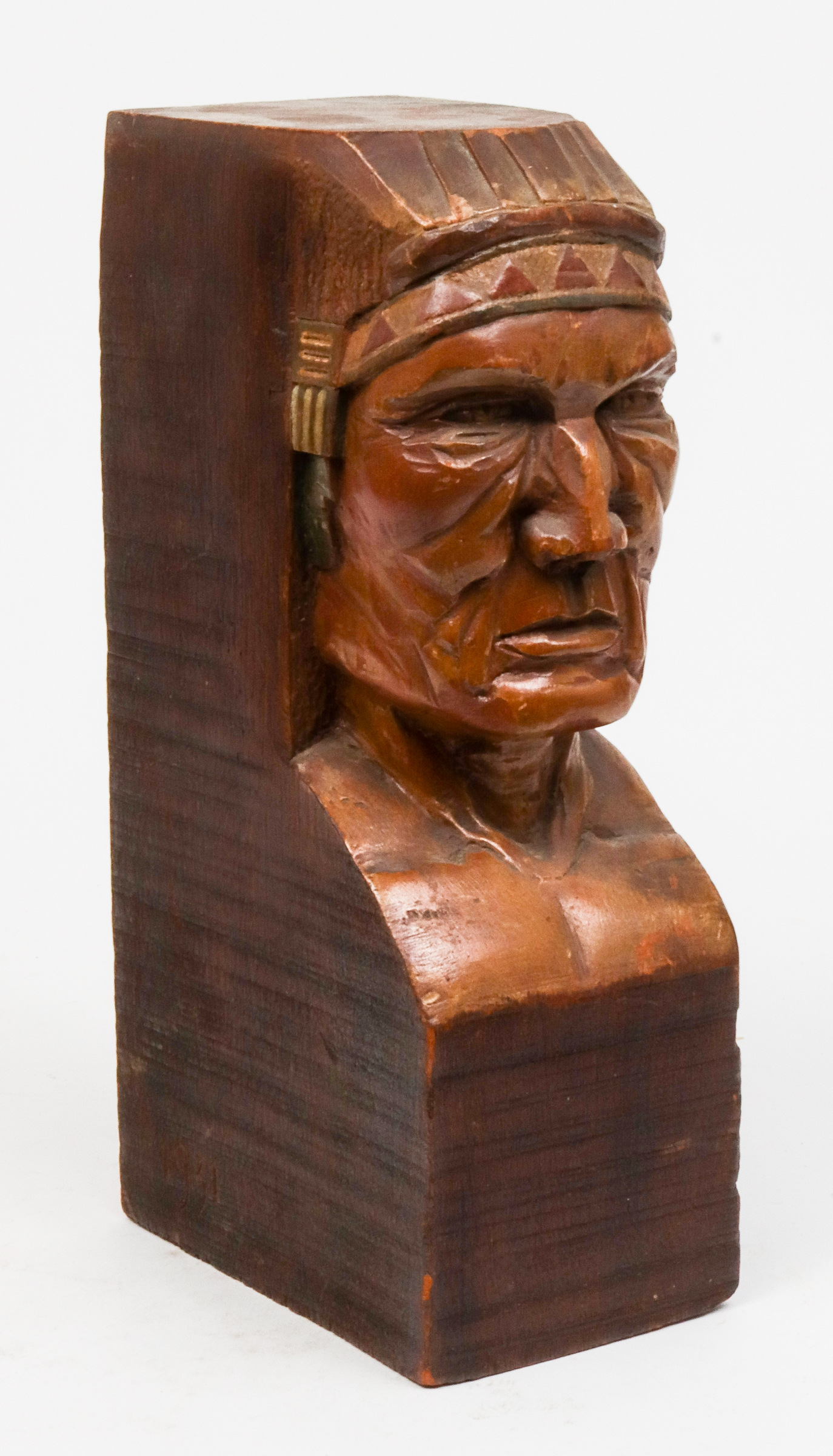 BUD MEKEEL NATIVE AMERICAN CARVED 3c2c4b