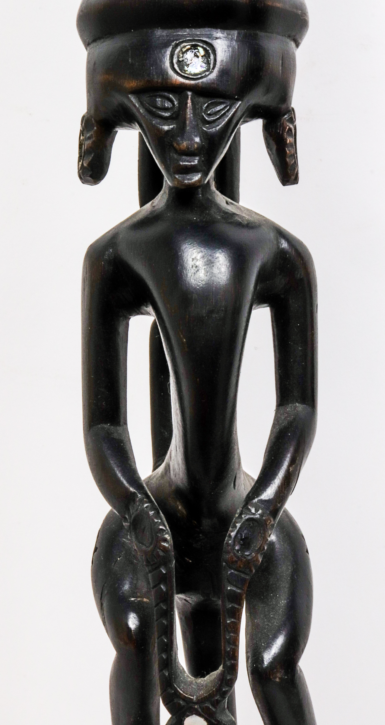 AFRICAN CARVED EBONIZED WOOD FIGURAL 3c2c67