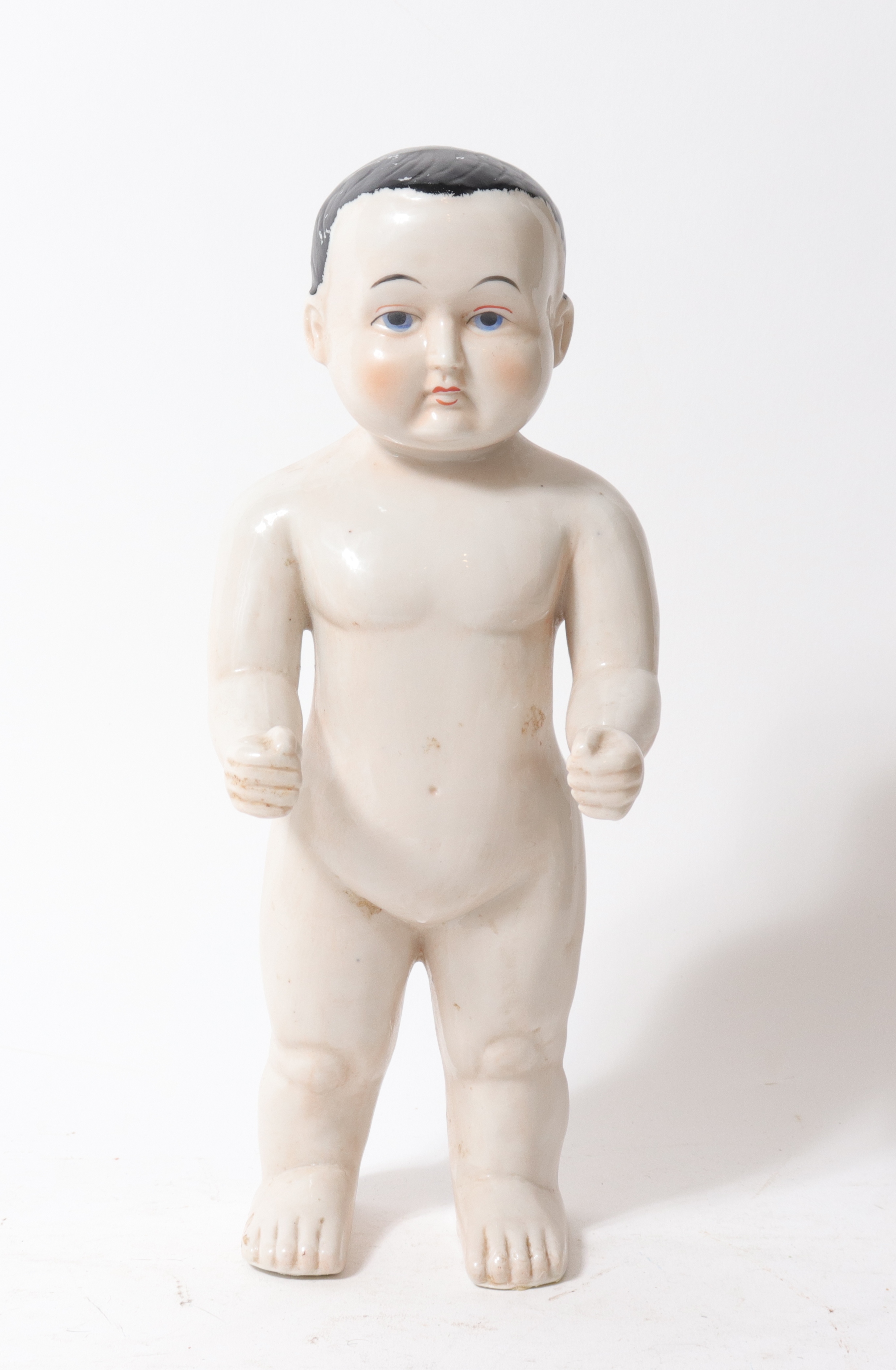 HAND-PAINTED PORCELAIN BABY DOLL
