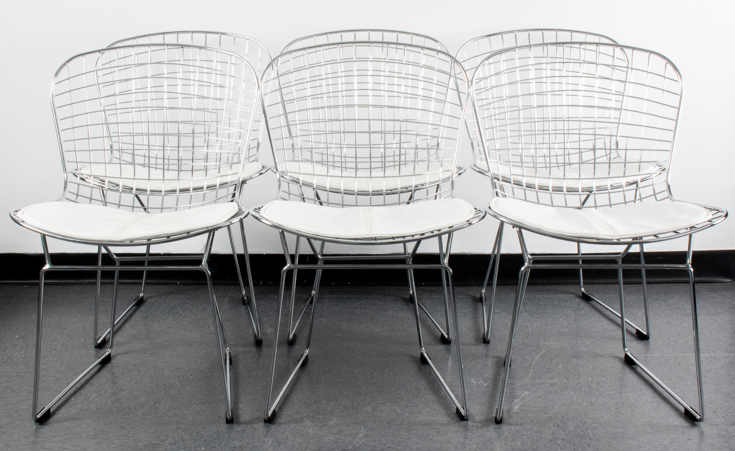 BERTOIA FOR KNOLL "420" CHAIRS,