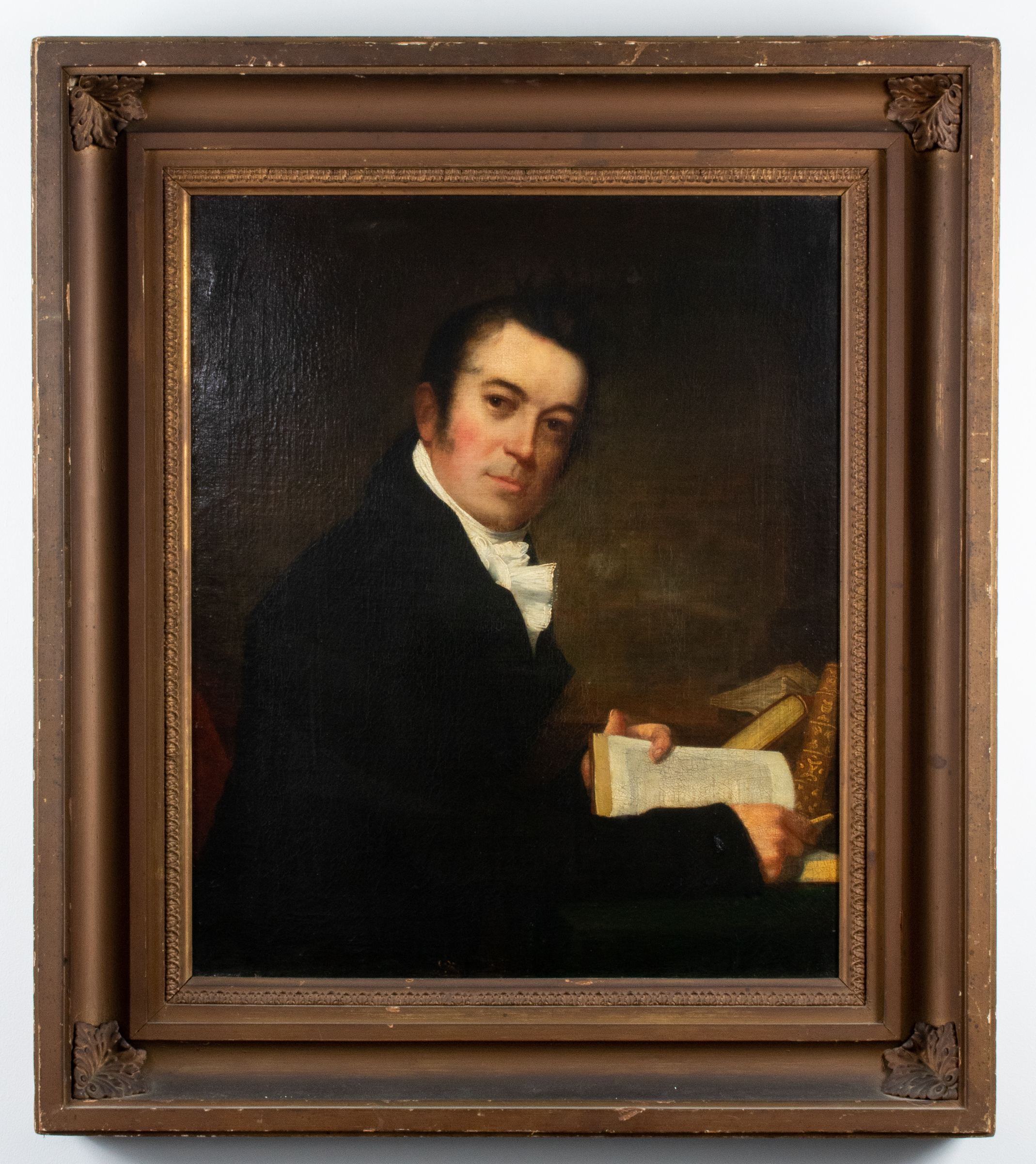 AMERICAN SCHOOL PORTRAIT OF A GENTLEMAN 3c2cdb