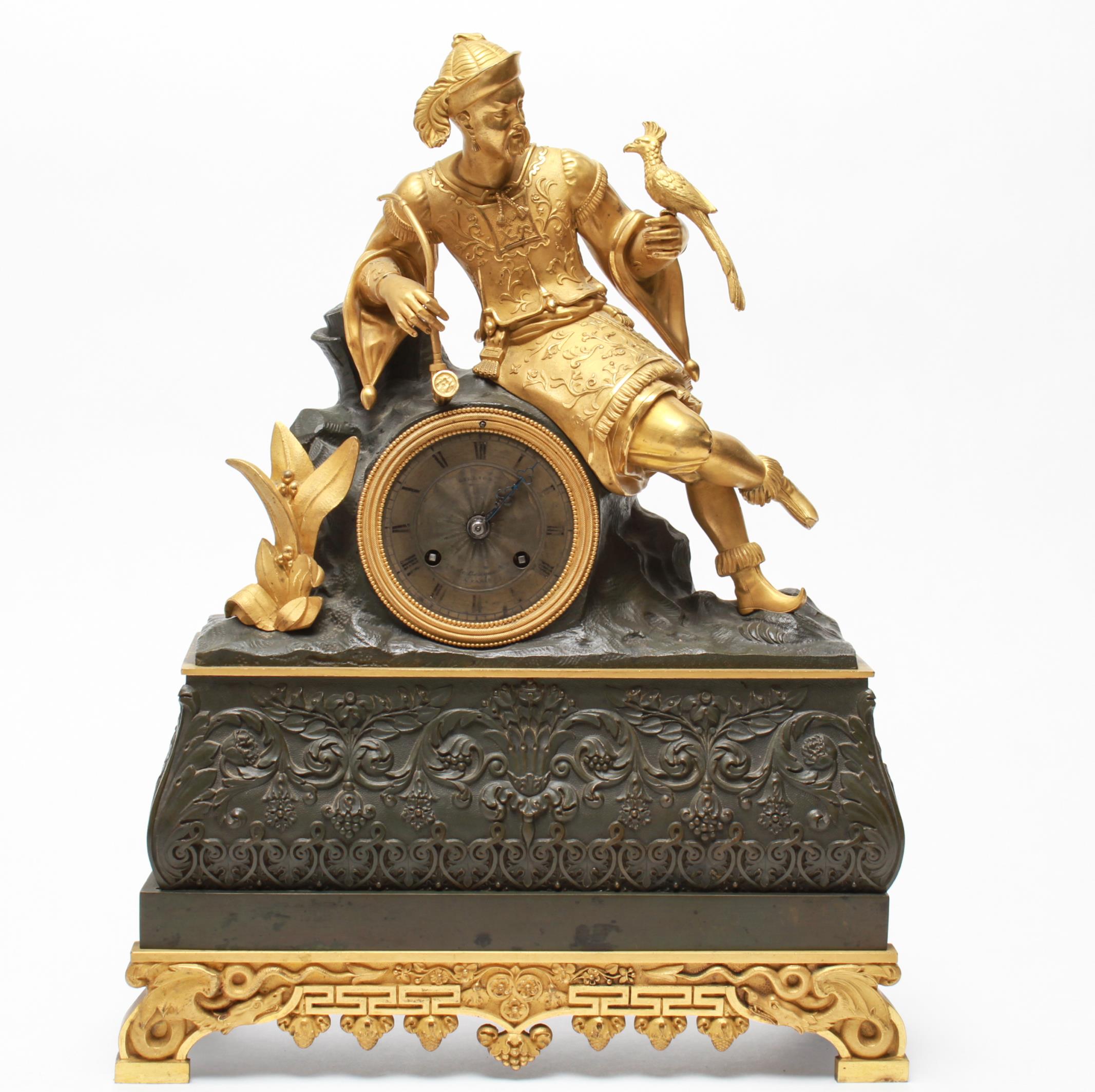 FRENCH ORIENTALIST GILT BRONZE