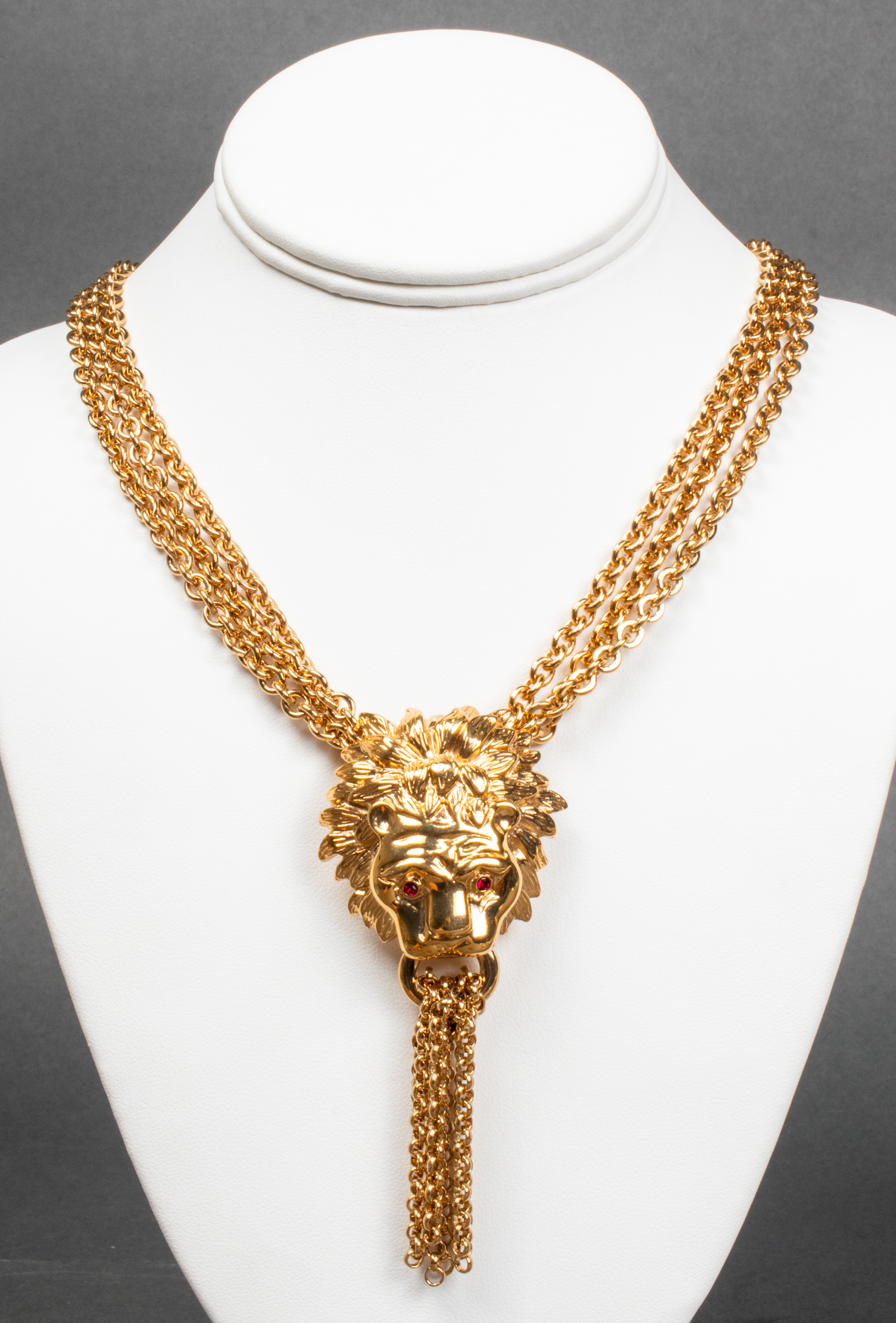 MV VELLANO GOLD-TONE LION PENDANT