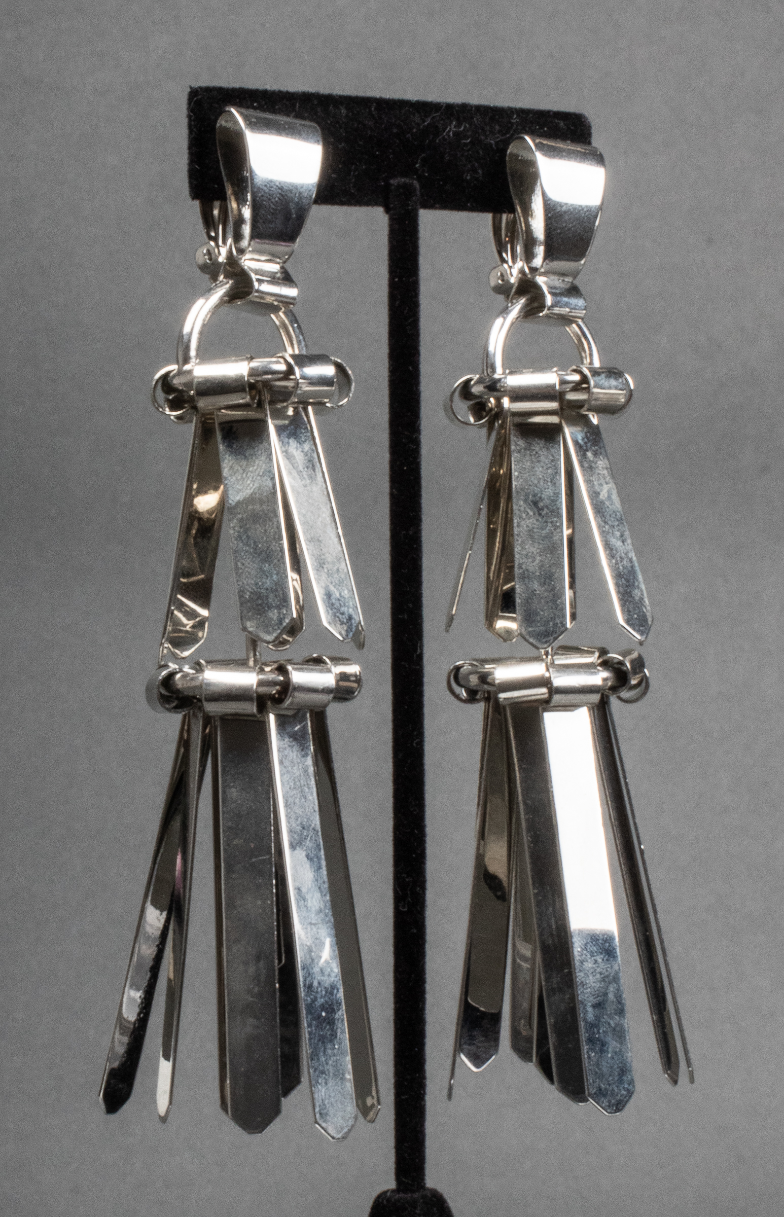 ETRO MODERN CHROME TWO TIER DANGLE 3c2d64