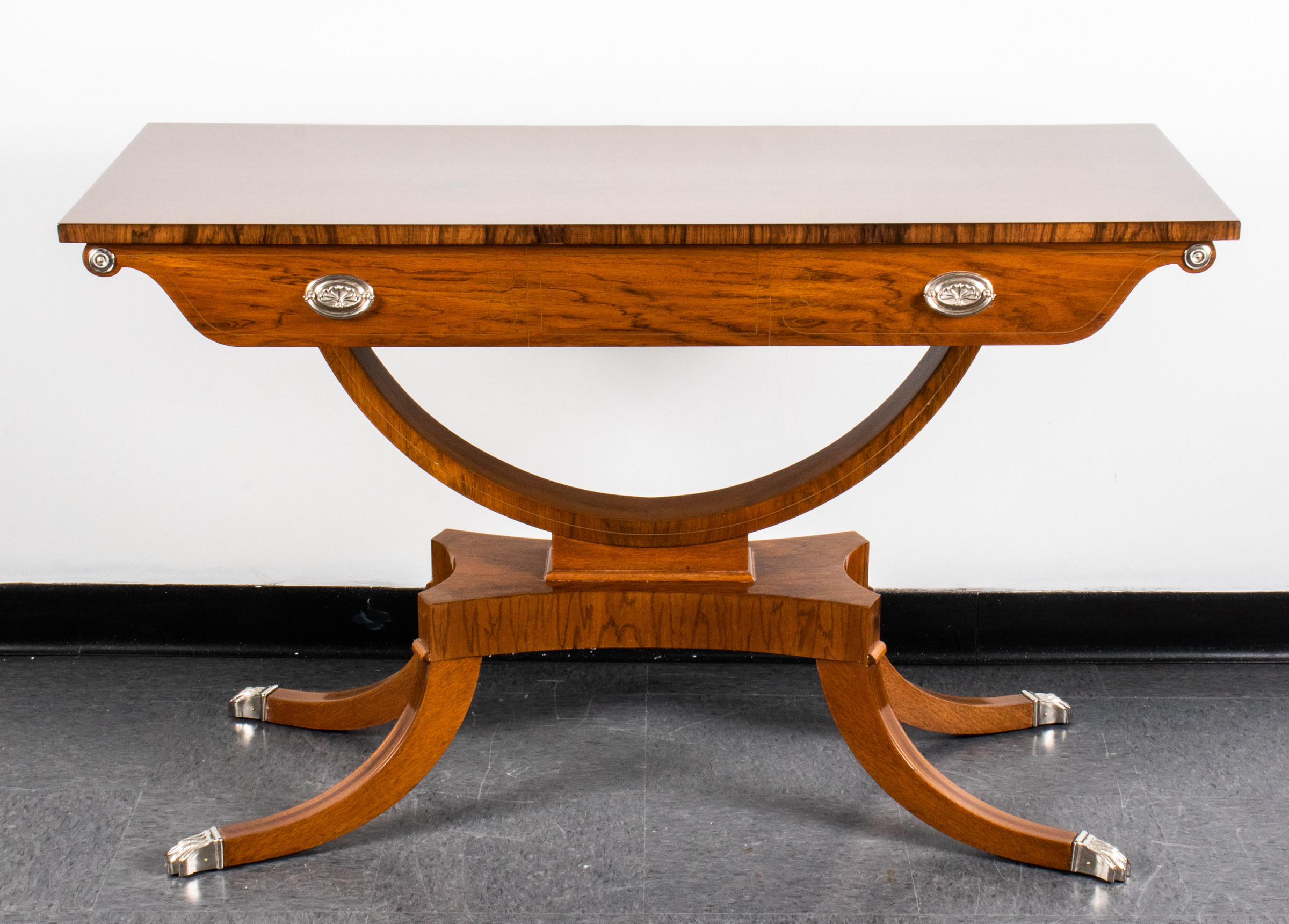 FEDERAL REVIVAL CLAW-FOOTED CONSOLE