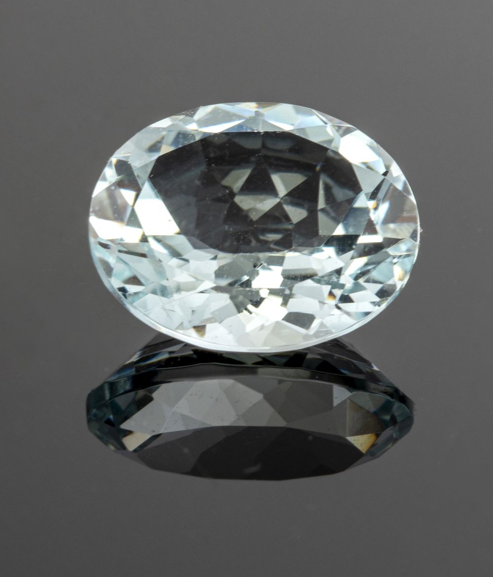 4 20 CT LOOSE OVAL CUT AQUAMARINE 3c5578