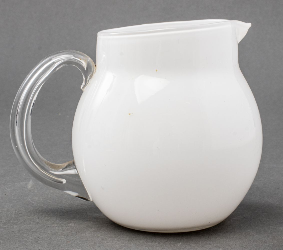 IITTALA FINNISH GLASS CREAMER PITCHER 3c55da