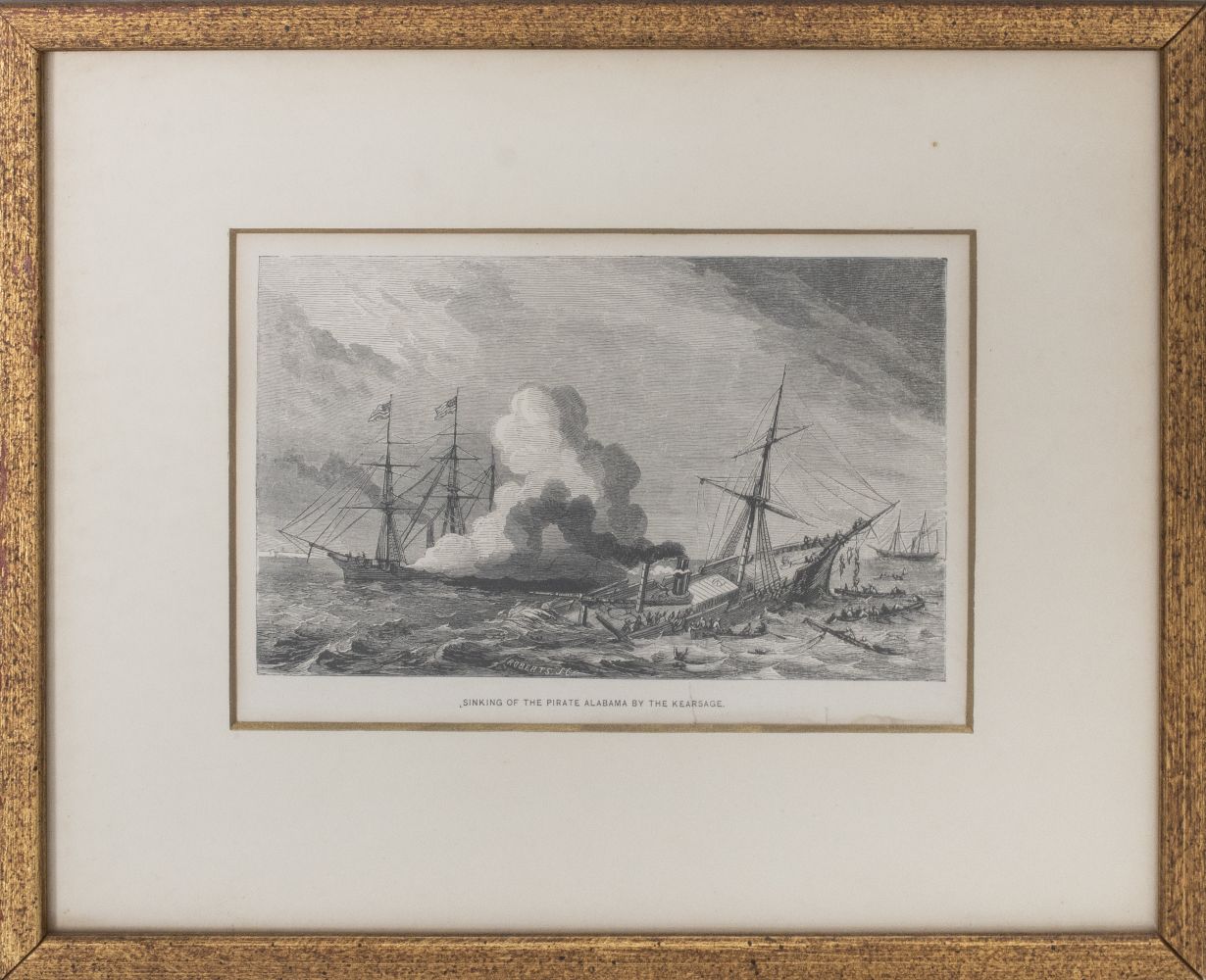 19TH C. ROBERTS, SINKING OF THE PIRATE