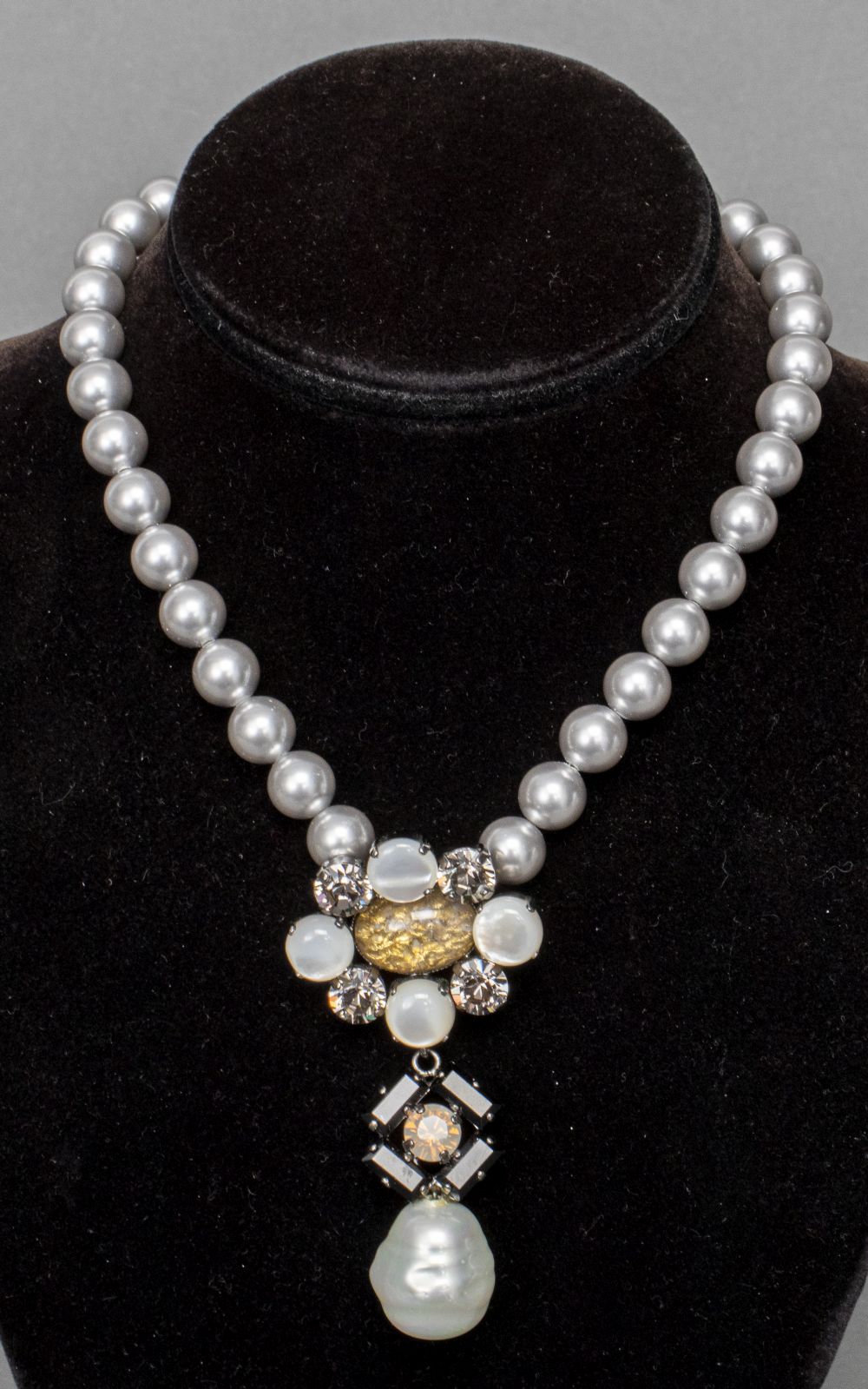 PHILIPPE FERRANDIS FAUX PEARL NECKLACE