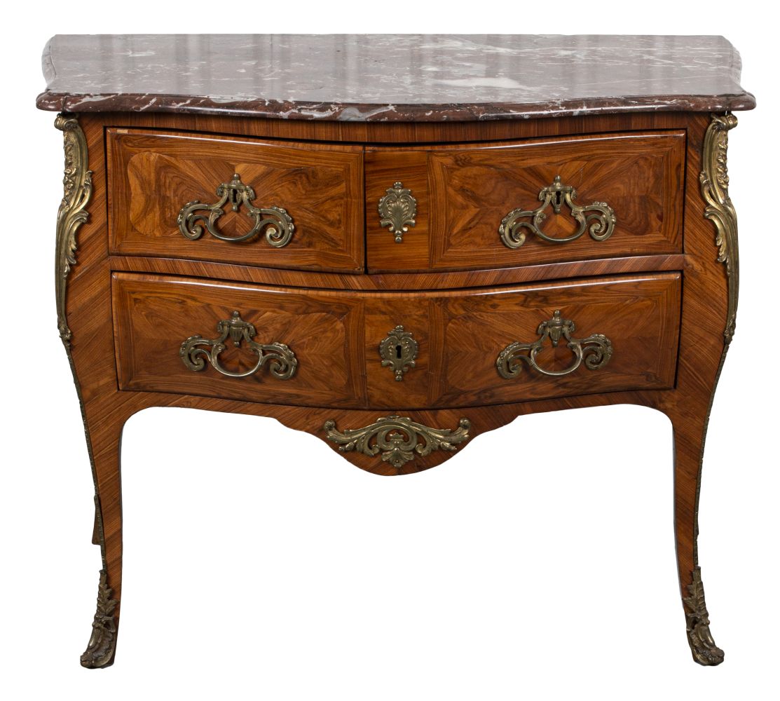 LOUIS XV STYLE GILT MOUNTED COMMODE 3c56d9