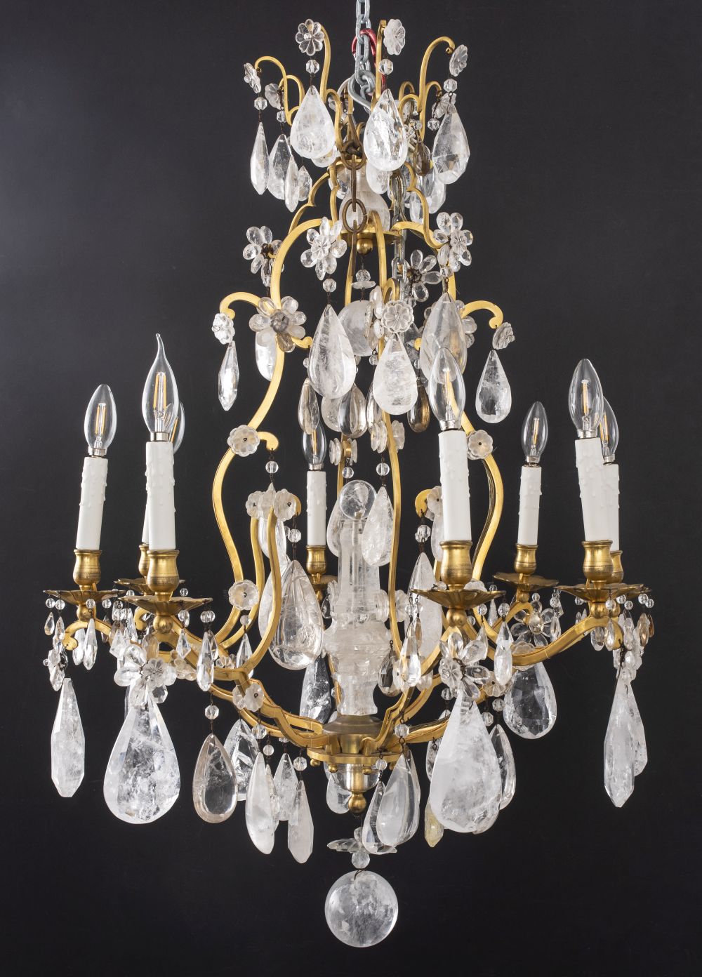 FRENCH LOUIS XVI STYLE ROCK CRYSTAL 3c5706