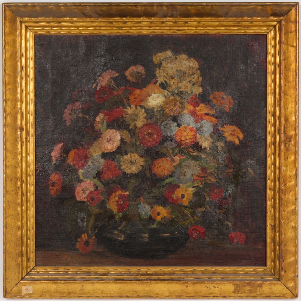 AMERICAN SCHOOL STILL LIFE W FLOWERS 3c5738