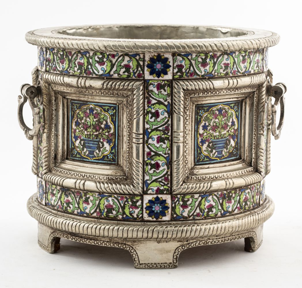 ENAMEL DECORATED RENAISSANCE REVIVAL