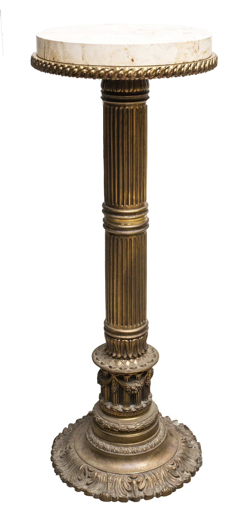 NEOCLASSICAL STYLE GILTWOOD PEDESTAL 3c577f