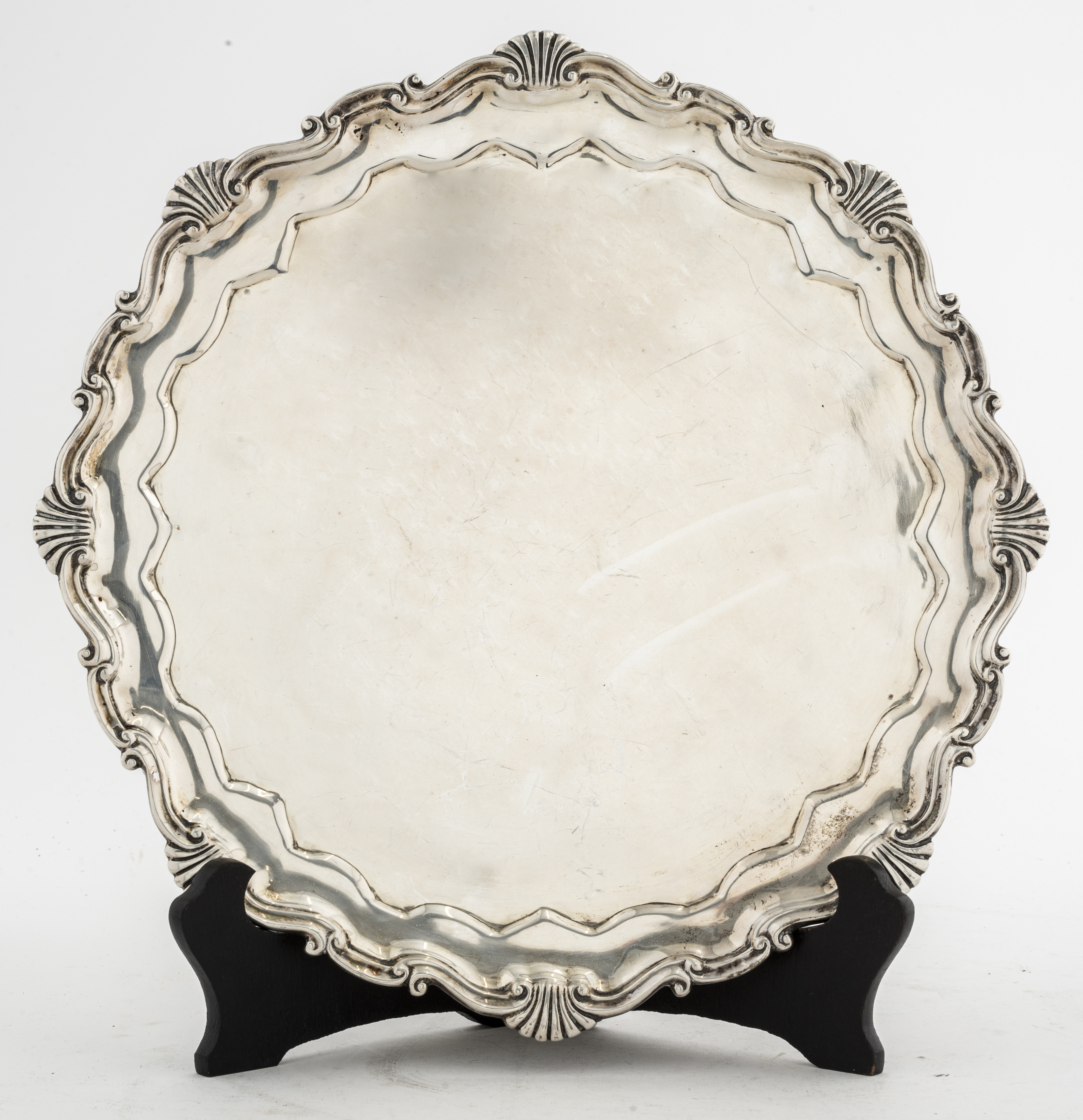 STERLING SILVER FOOTED SERVING