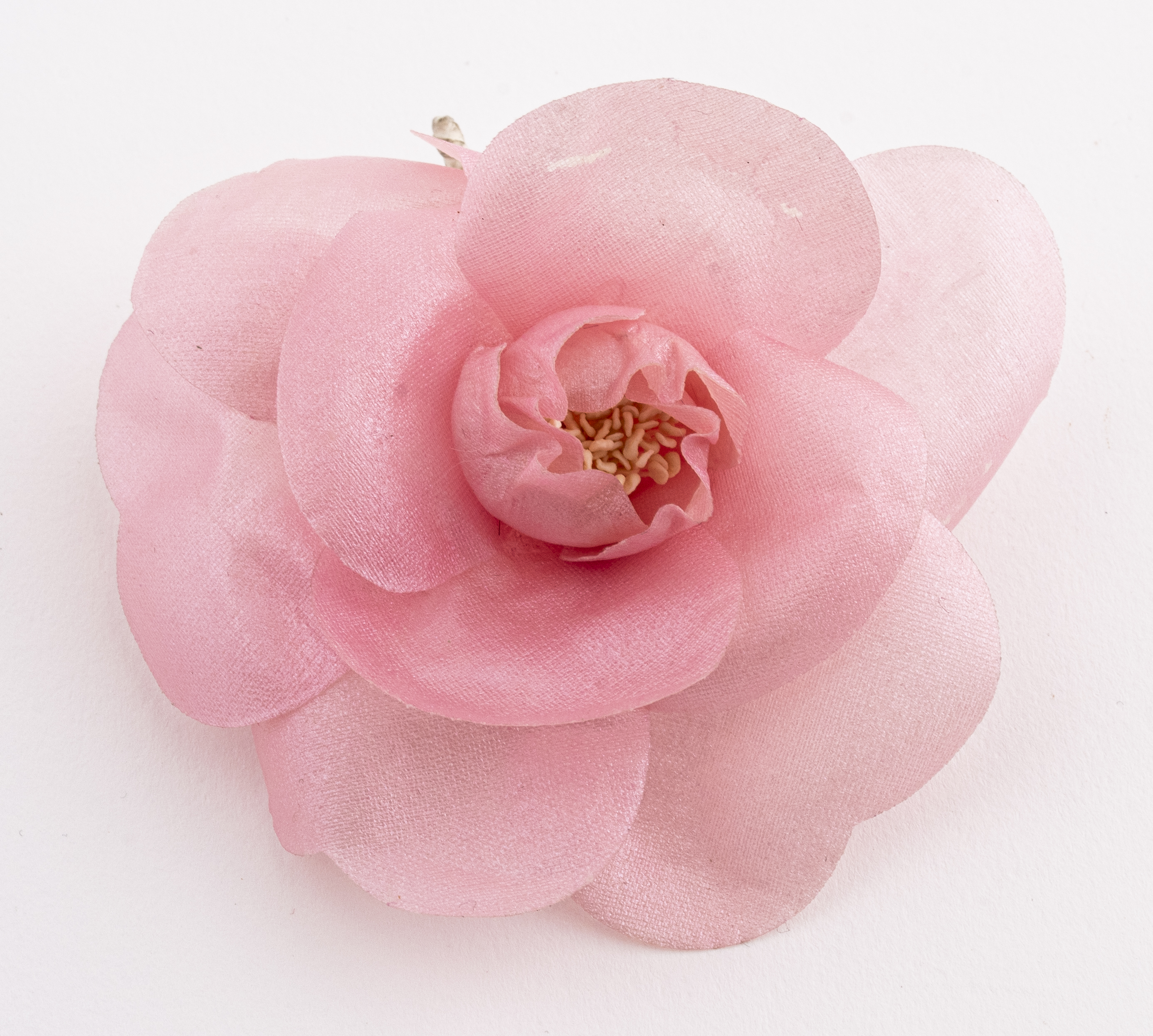 VINTAGE CHANEL PINK CAMELLIA FLOWER