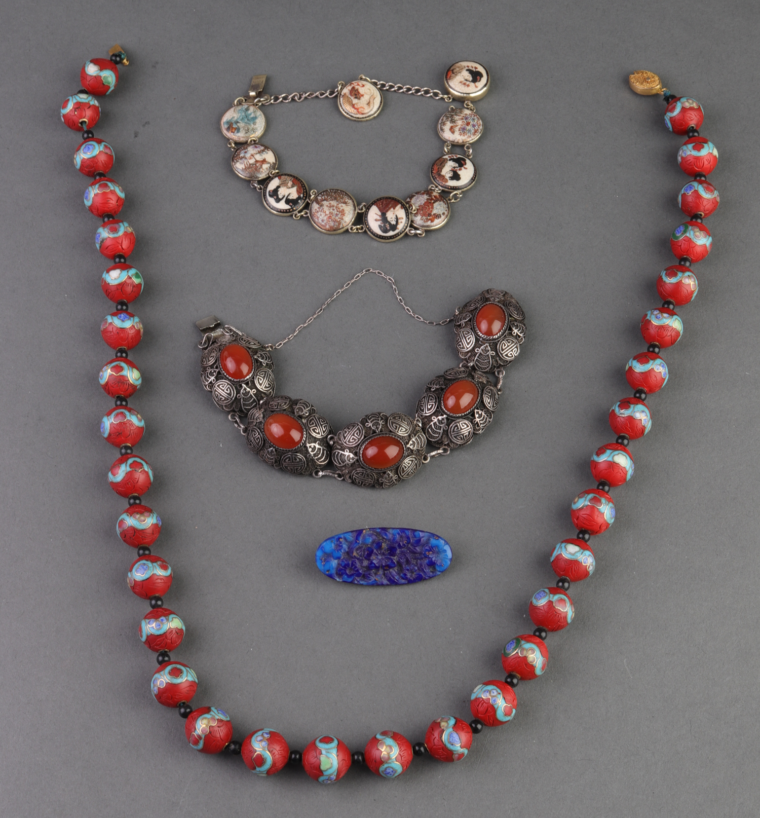 MISC. ASIAN LAPIS, CARNELIAN, &