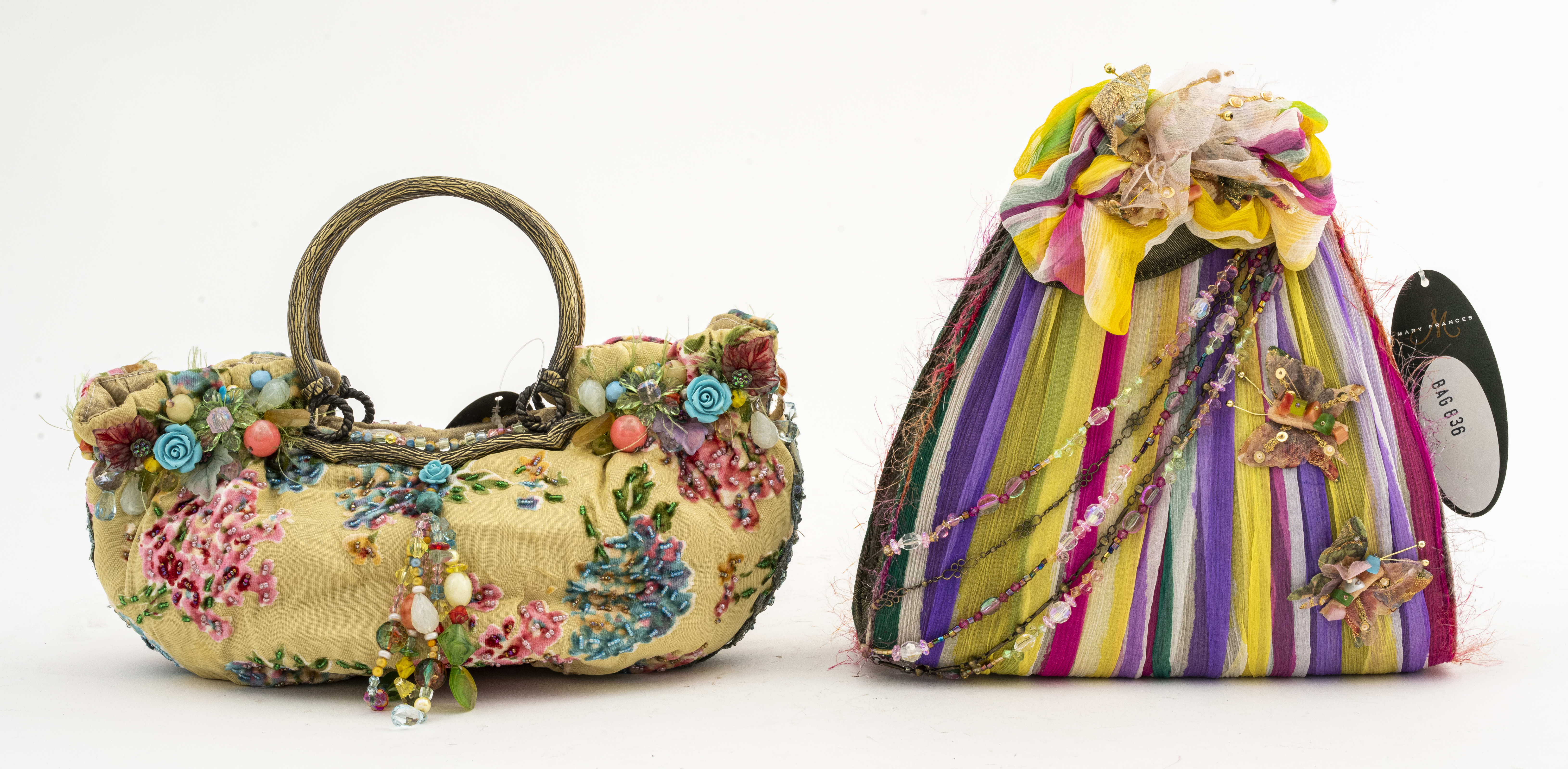 MARY FRANCES EMBELLISHED PURSES,