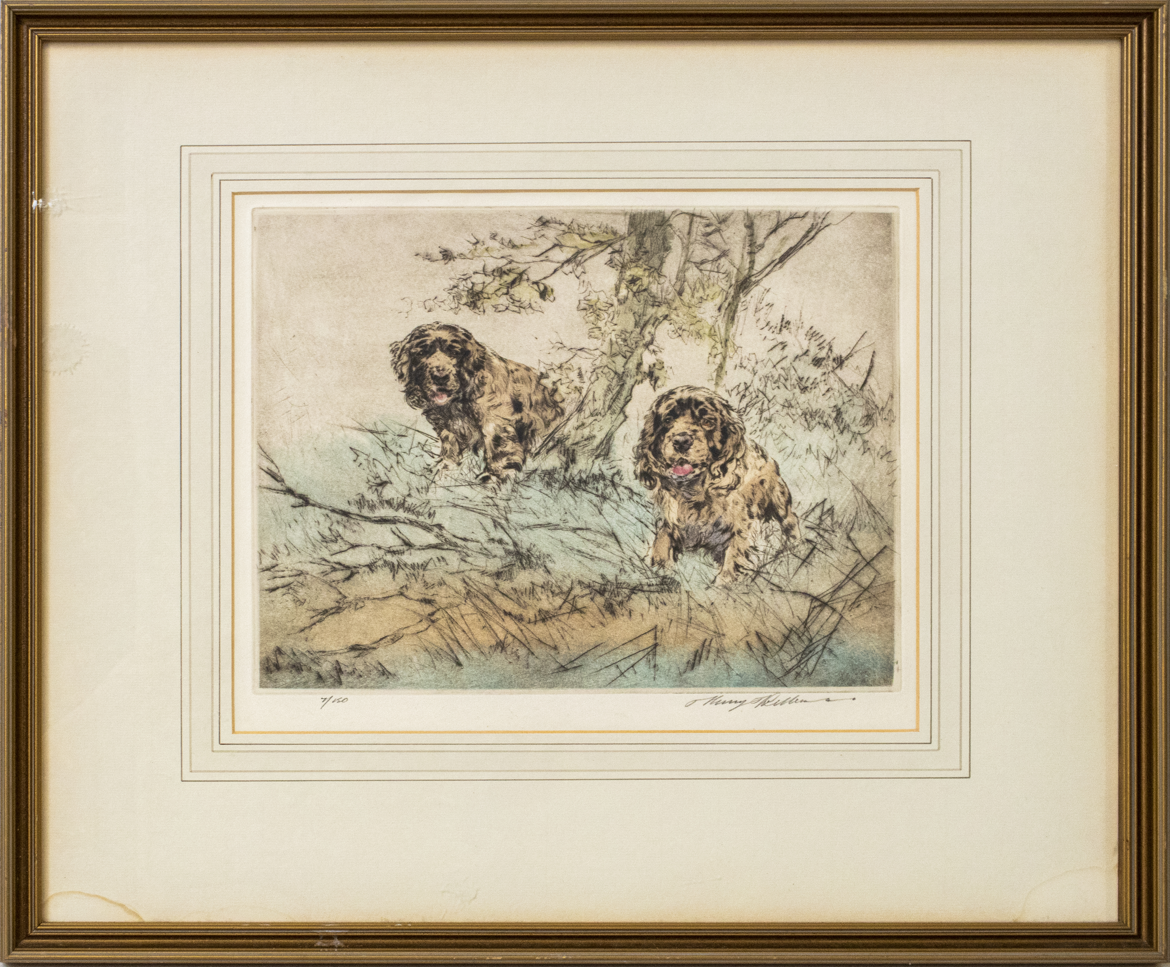 HENRY WILKINSON TWO COCKER SPANIELS 3c59c6