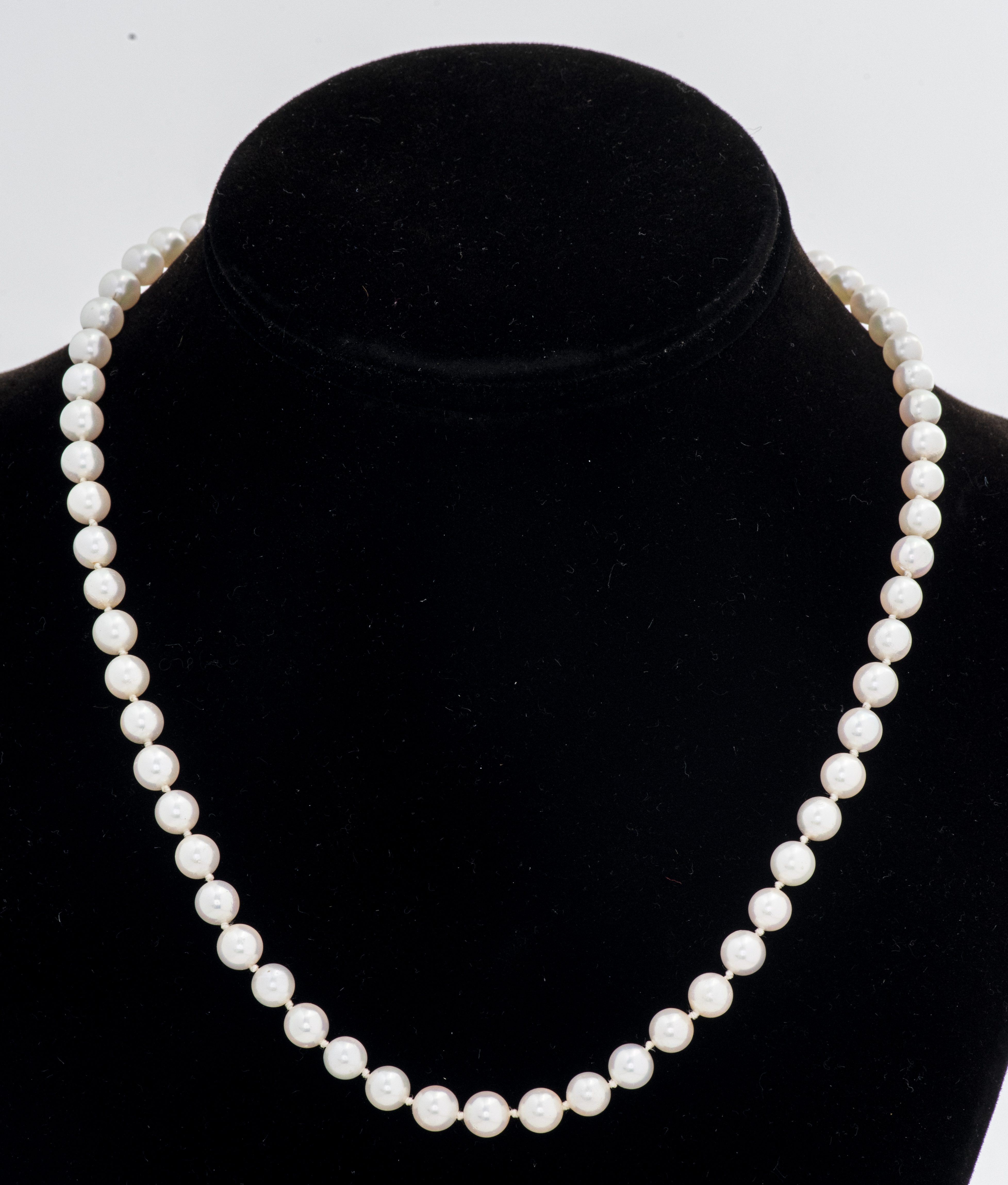 CULTURED PEARL NECKLACE WITH 14K 3c59f1