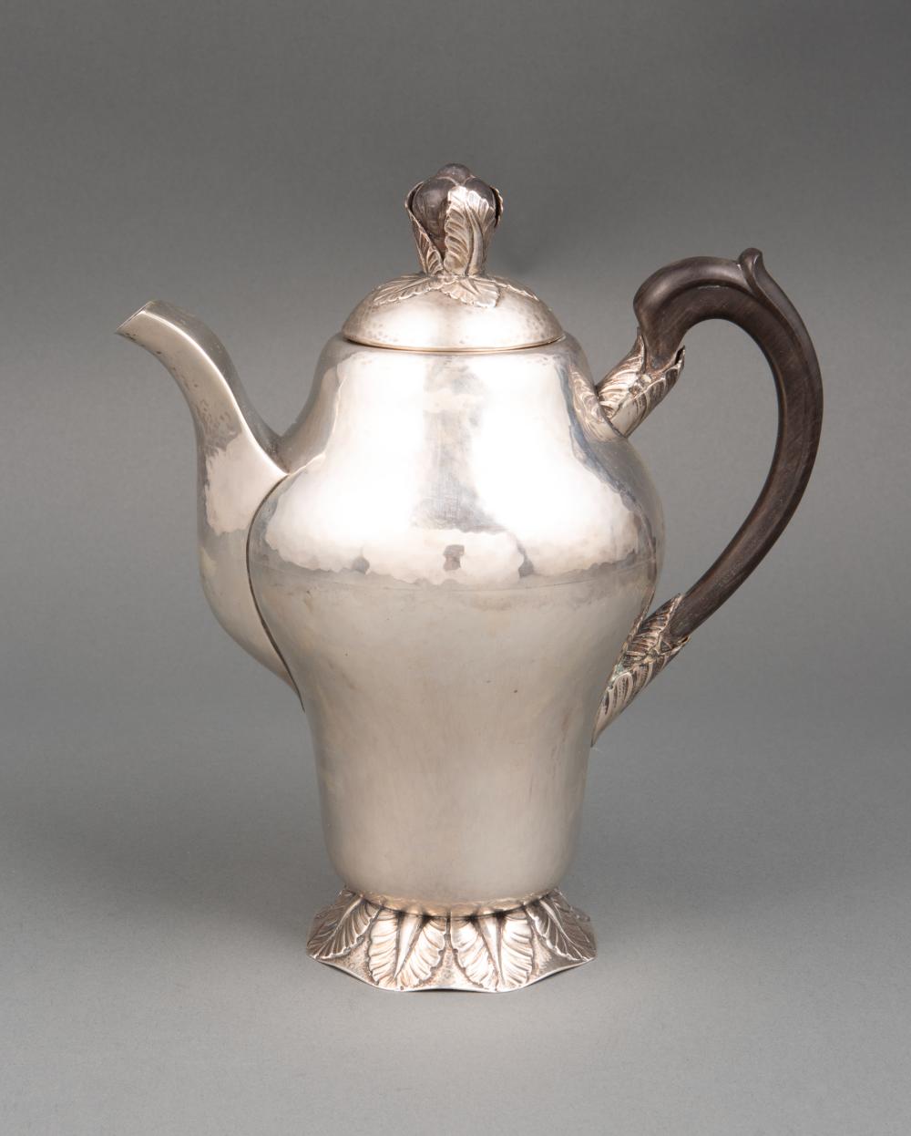 STERLING SILVER COFFEE POT, MARKED