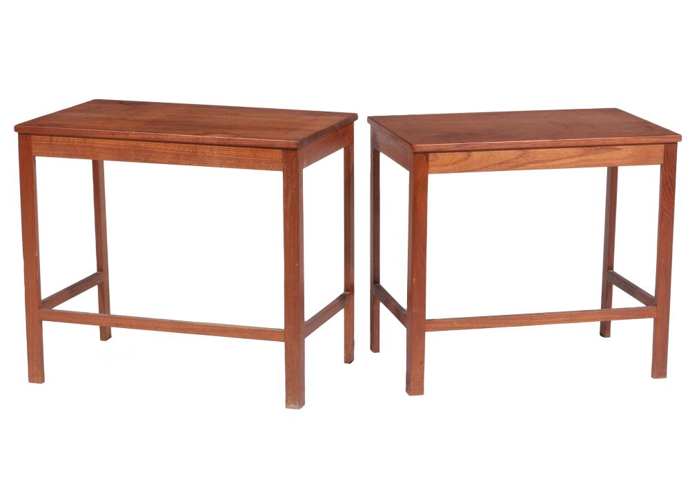 PAIR OF DANISH MODERN TEAK END