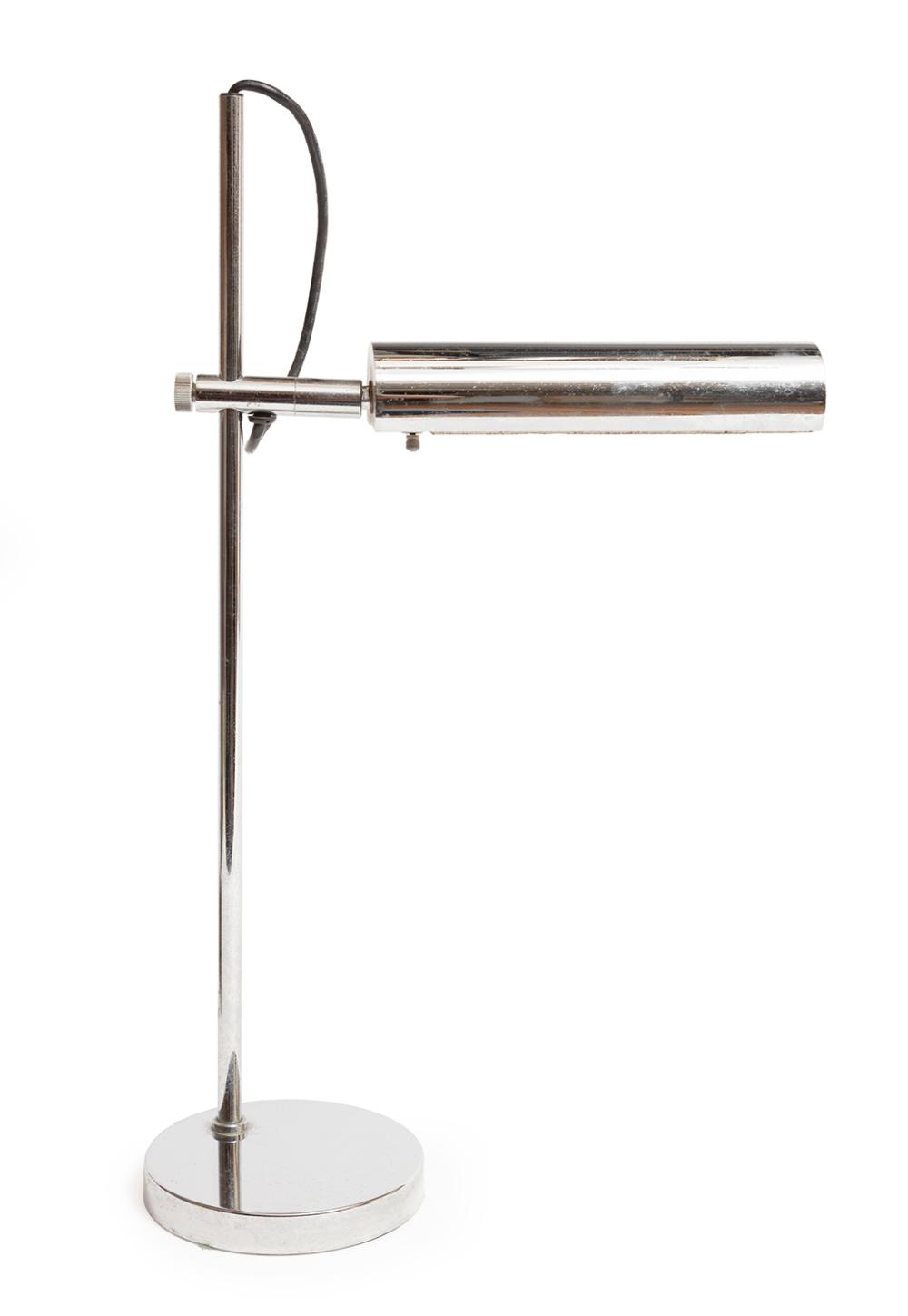 KOCH & LOWY "OMI" CHROME DESK LAMPKOCH