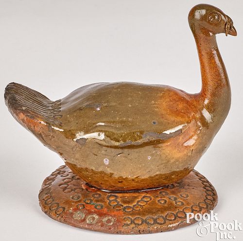 PENNSYLVANIA REDWARE TURKEY RATTLE  3c5bc3