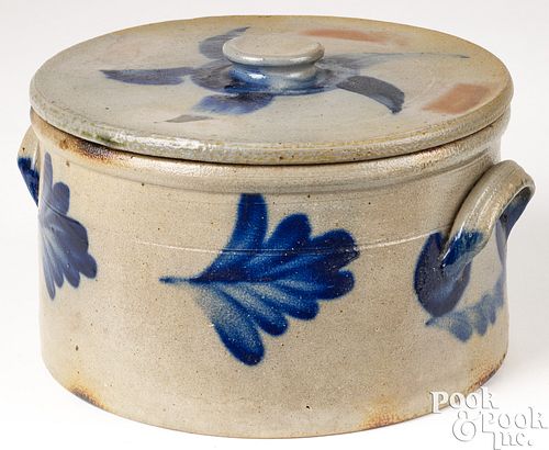 PENNSYLVANIA LIDDED CAKE CROCK,