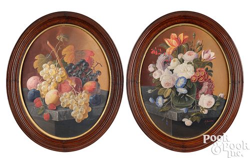 SEVERIN ROESEN, PAIR OF OIL ON