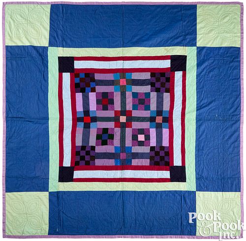 AMISH QUILT EARLY MID 20TH C Amish 3c5d92