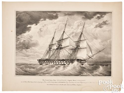LITHOGRAPH OF THE UNITED STATES 3c5e46