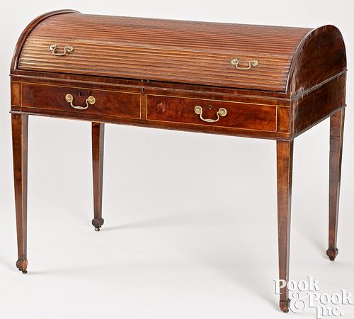 GEORGE III MAHOGANY DESK LATE 3c5e56