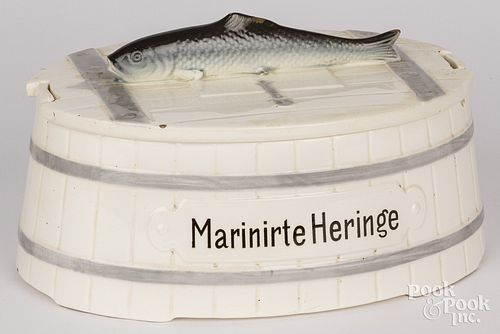 GERMAN COVERED SARDINE DISH, CA.