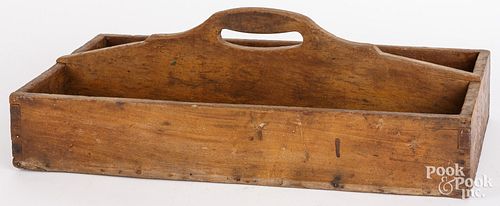 WOOD TOOL CARRIER, 19TH C.Wood
