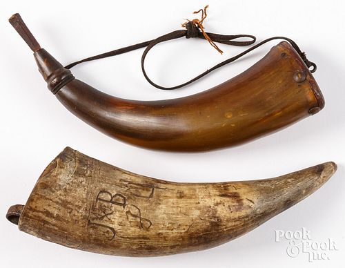 POWDER HORN 19TH C Powder horn  3c5f5a