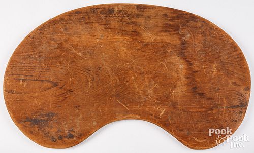 LARGE PINE LAP BOARD 19TH C Large 3c5f6c