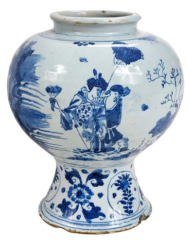 ENGLISH DELFTWARE BLUE AND WHITE